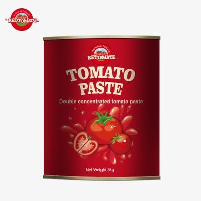 A nossa pasta de tomate em lata de 3 kg atende aos padrões de produção estabelecidos pela ISO HACCP BRC e FDA