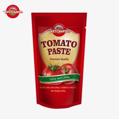 Certificado da FDA para pasta de tomate duplo concentrado 200 g em saquinho de pé