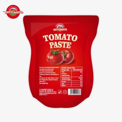 O saco de pasta de tomate de 340g cumpre com a adesão ao preço de fábrica da ISO, HACCP e BRC
