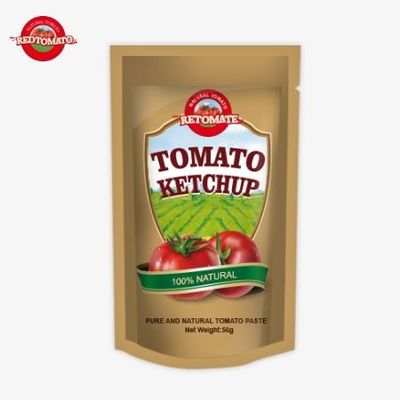 Fábrica Original ISO Sachet Ketchup 56g Pure Natural sabor doce e ácido sabor
