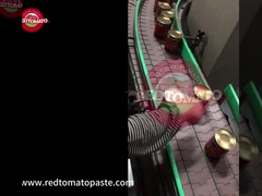 Pasta de tomate tripla concentrada enlatada 425 g tapa dura aberta por lata